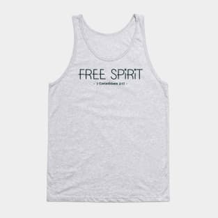 Free Spirit bible quote Tank Top